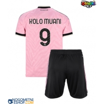 Otroški Nogometni dresi Juventus Randal Kolo Muani #9 Gostujoči 2026-27 Kratek Rokav (+ Kratke hlače)